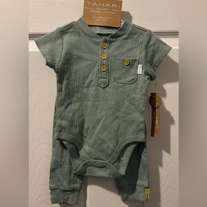 Tahari Baby Green Matching 3 Piece Set